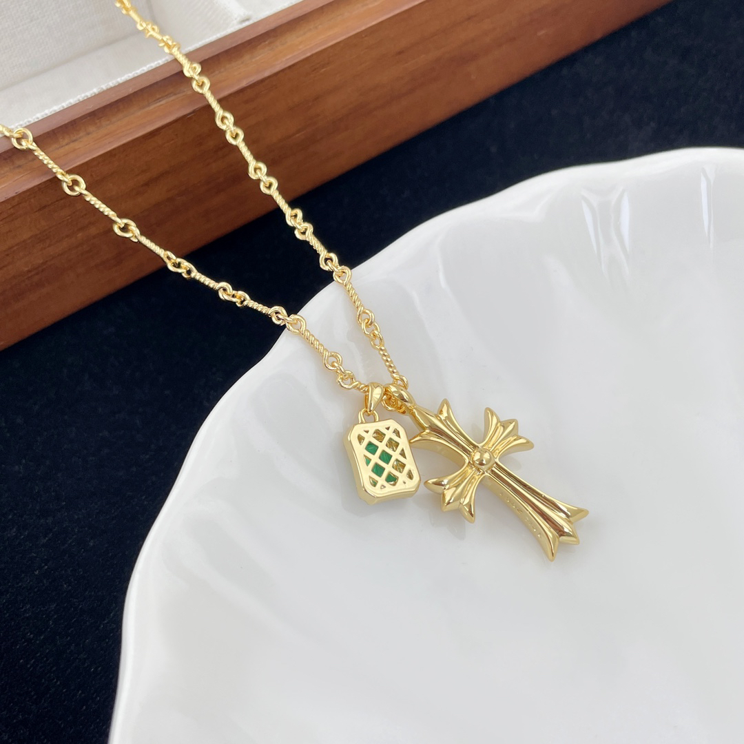 クロムハーツ「Chrome Hearts」シンプルペンダントネックレス - ユニセックス