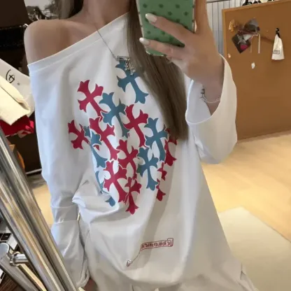 クロムハーツ「Chrome Hearts」ラウンドネックスウェットシャツ