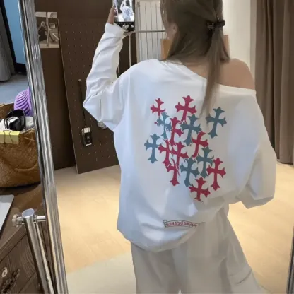 クロムハーツ「Chrome Hearts」ラウンドネックスウェットシャツ