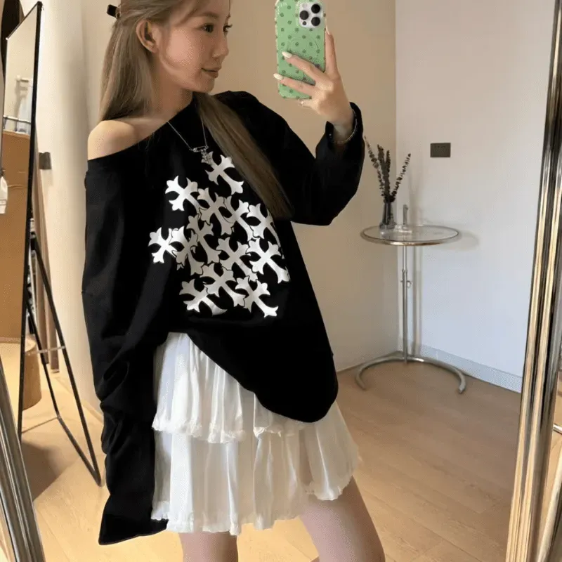 クロムハーツ「Chrome Hearts」ラウンドネックスウェットシャツ