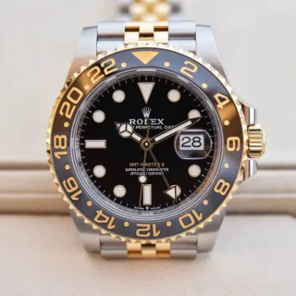 ロレックス「Rolex」オイスターパーペチュアル GMTマスター II ウォッチ 40mm126718GRNR-0001