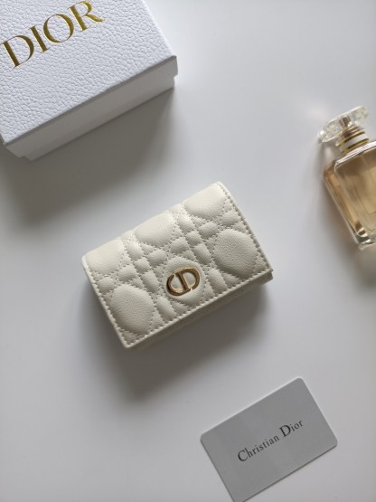 ディオール「Dior」ディオール 30 モンテーニュ グリシン ウォレット / コンパクトウォレット