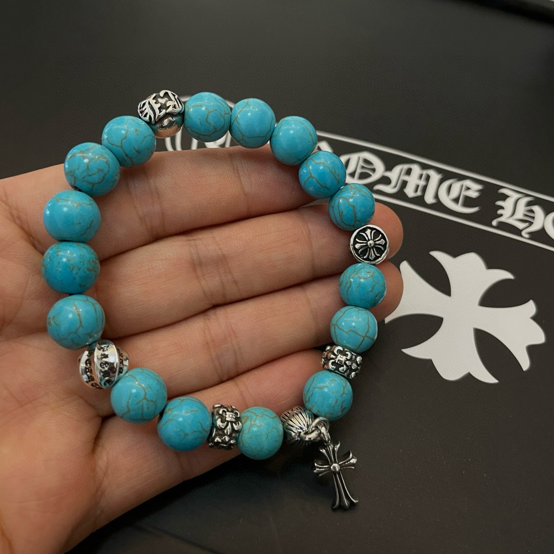 クロムハーツ「Chrome Hearts」ブレスレット - ヴィンテージ＆ロックテイスト ペア用