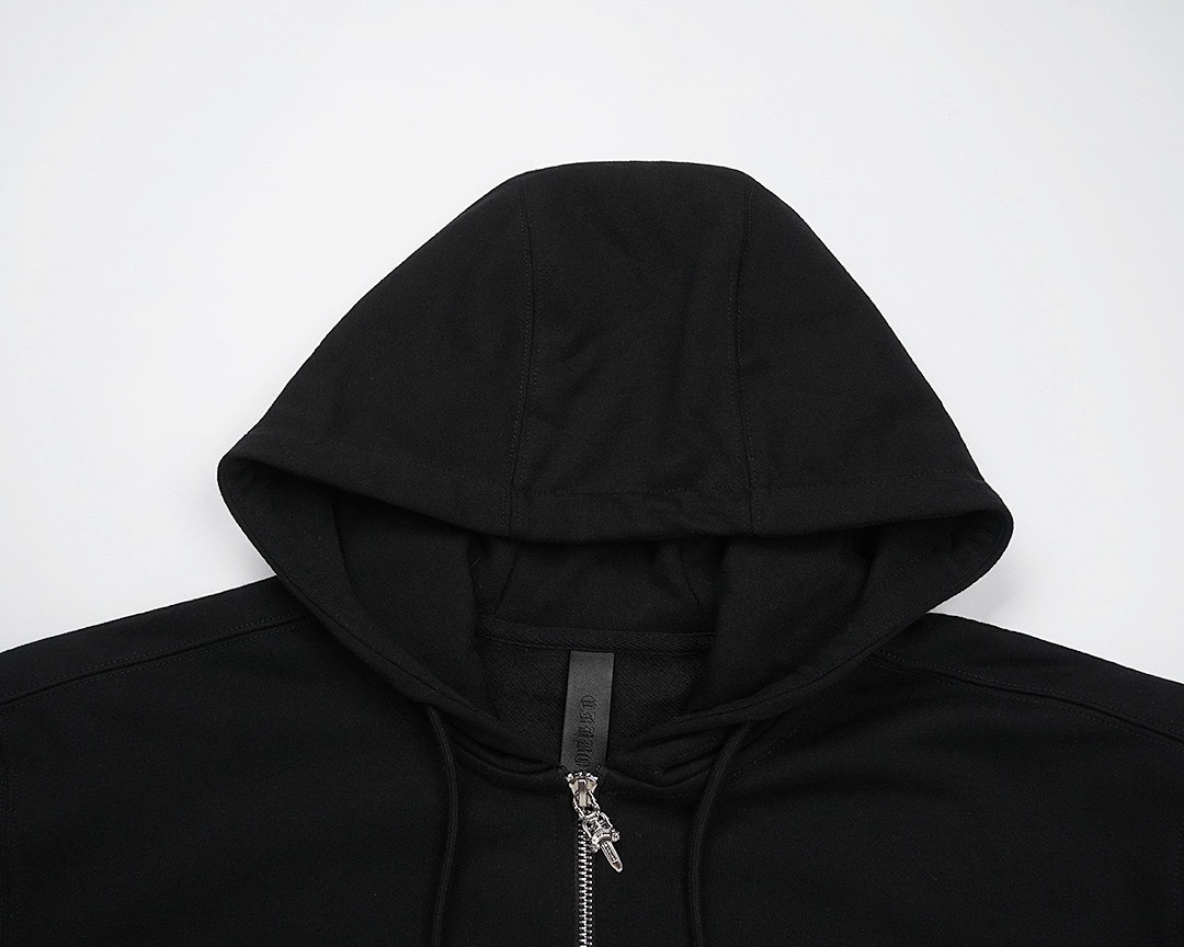 クロムハーツ「Chrome Hearts」秋冬ロングスリーブ ジップアップフーディ - ユニセックス