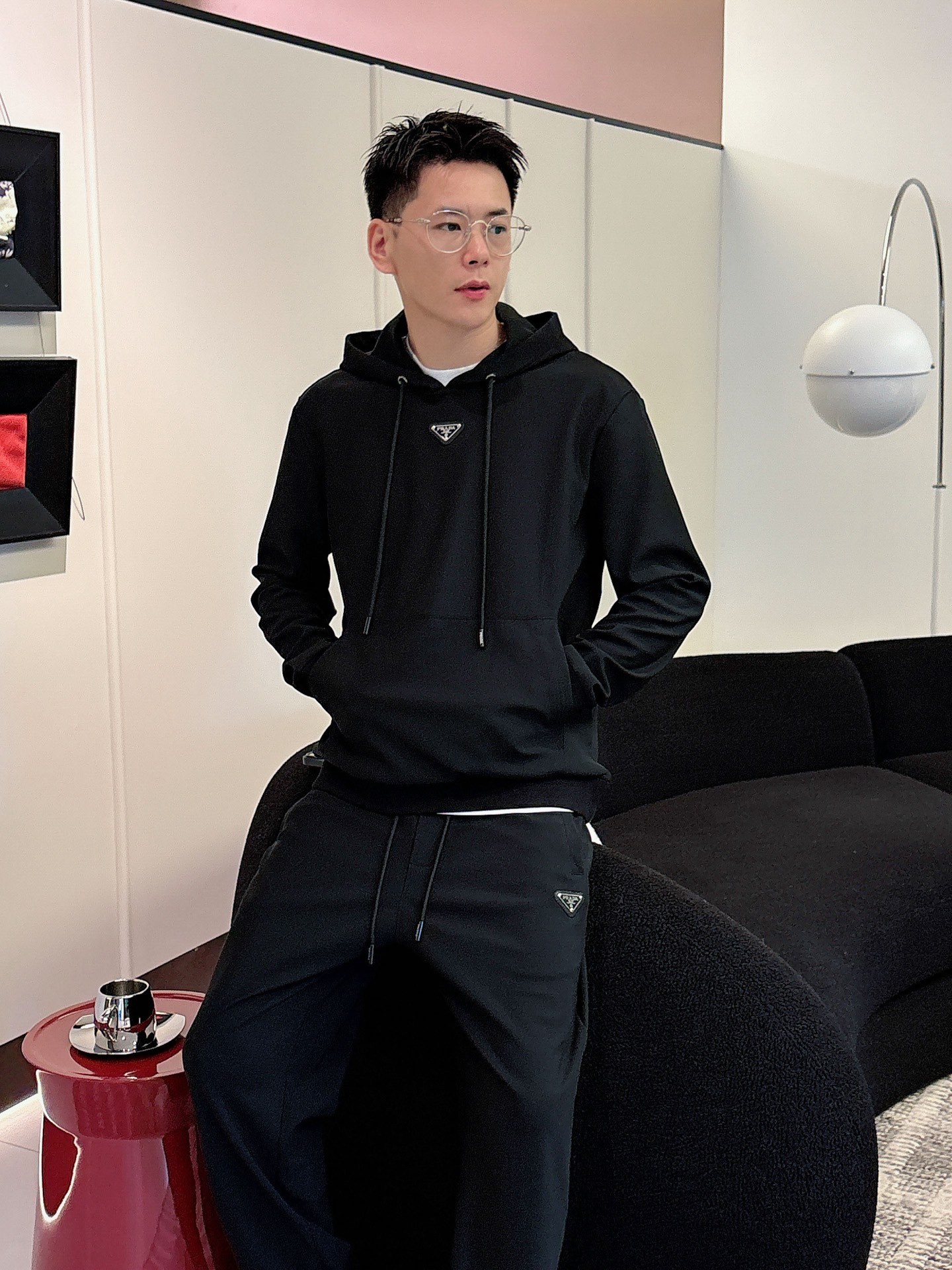 プラダ「Prada」秋冬 メンズ  カジュアルスポーツセット