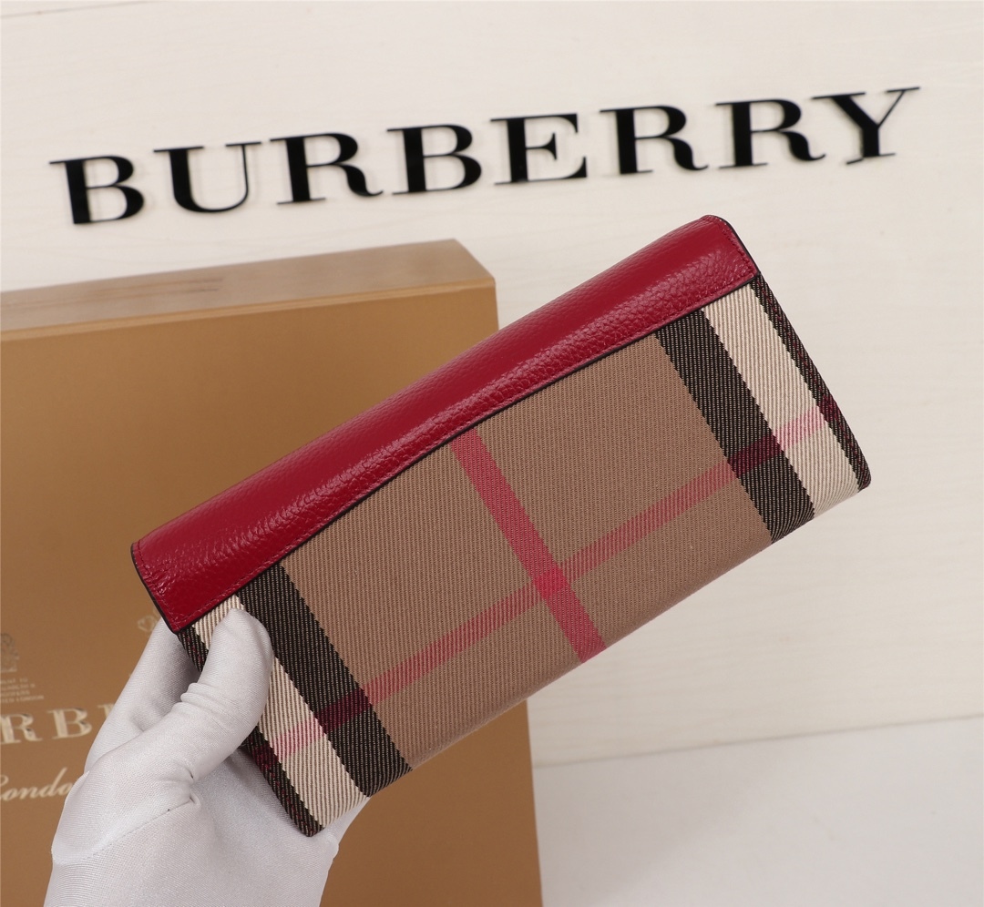 バーバリー「Burberry」クラシック チェック レディース 長財布