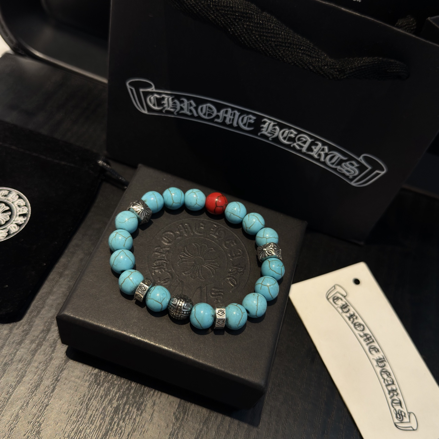 クロムハーツ「Chrome Hearts」ブレスレット - ヴィンテージ＆ロックテイスト ペア用