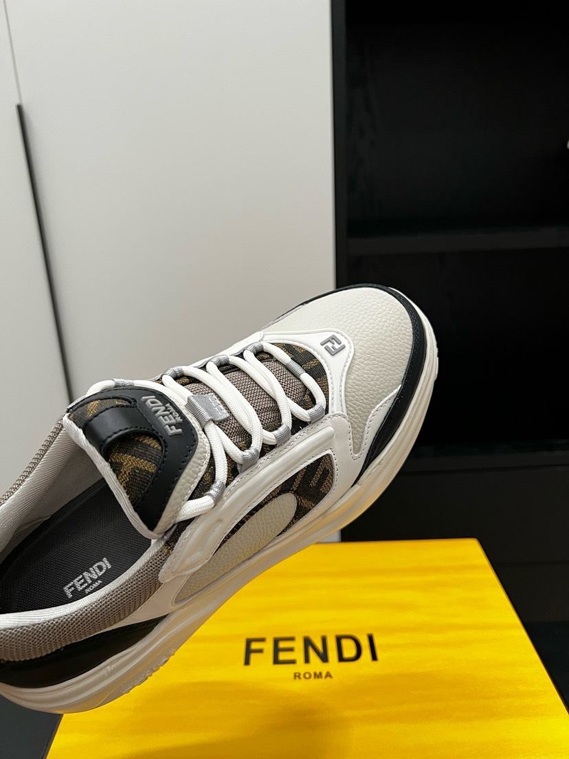 フェンディ「Fendi」フェンディ マッチ スニーカー / レザースニーカー