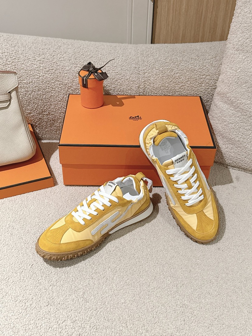 エルメス「Hermès」エルメス ガニーシューズ / レザースニーカー