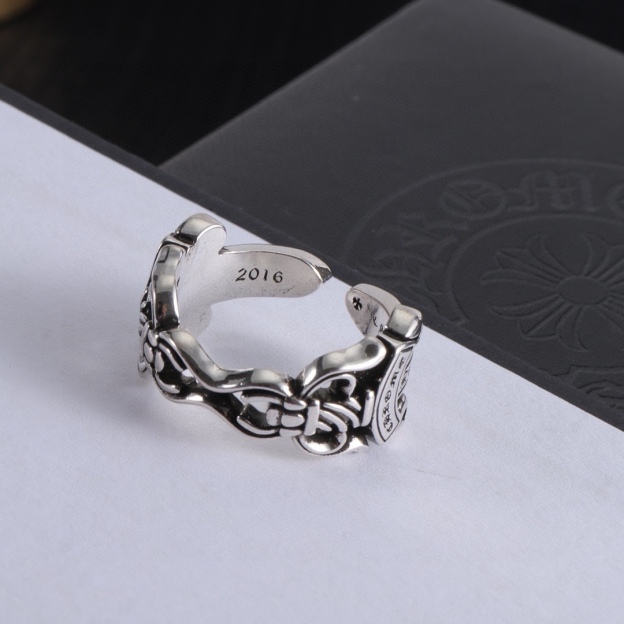 クロムハーツ「Chrome Hearts」クラシックヴィンテージ＆モダンリング - サイズ調整可能