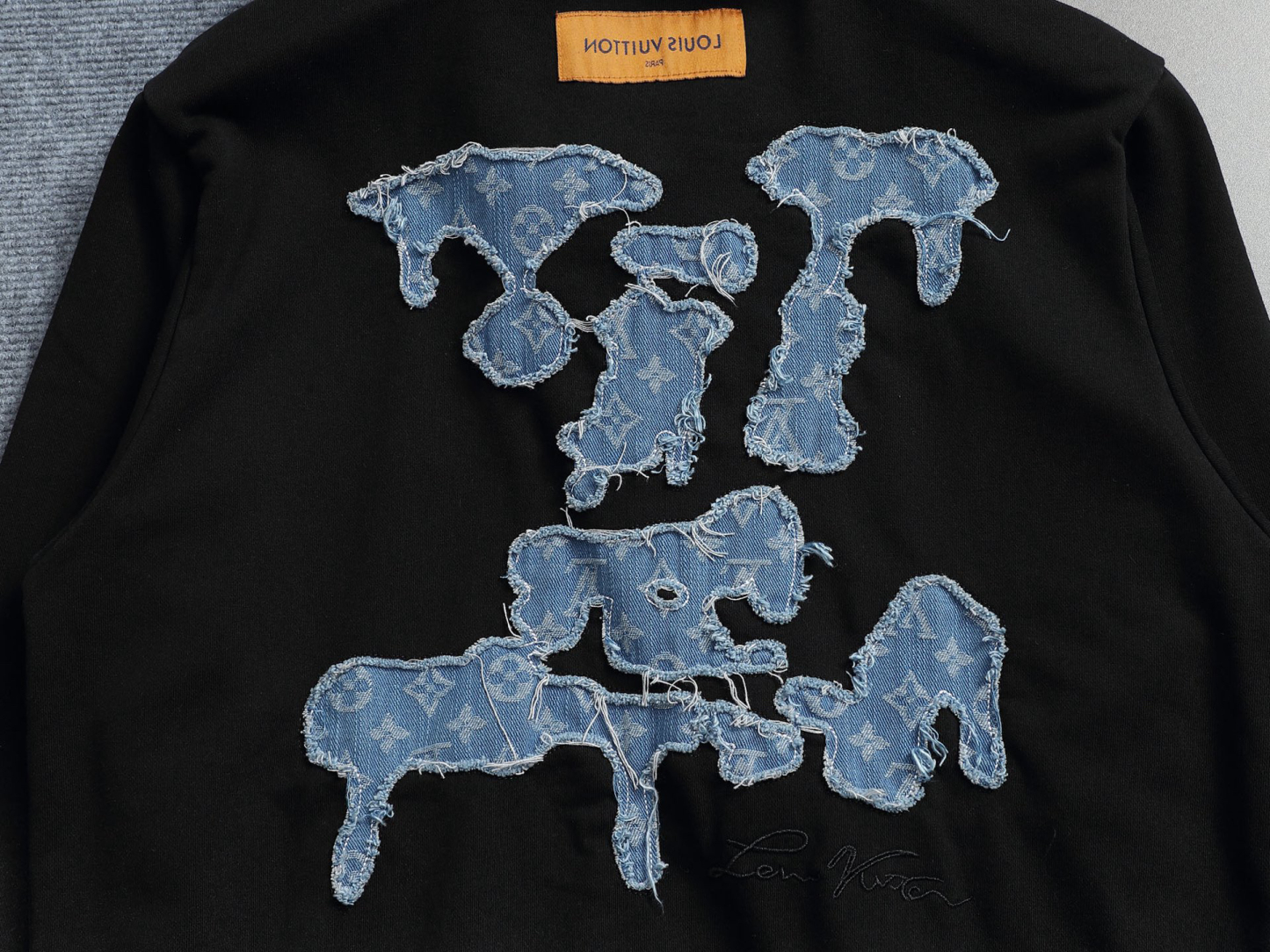 ルイ・ヴィトン「Louis Vuitton」フード付きコットンパーカー(ユニセックス)