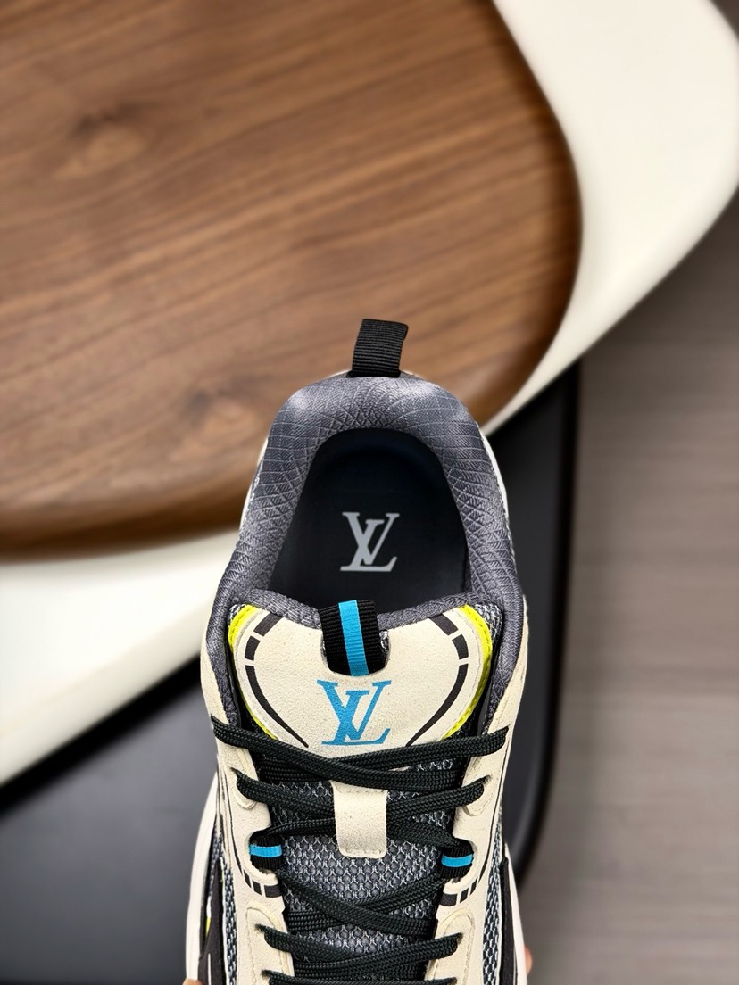 ルイ・ヴィトン「Louis Vuitton」ルイ・ヴィトン ラン 2.0 スニーカー / レザーメッシュスニーカー