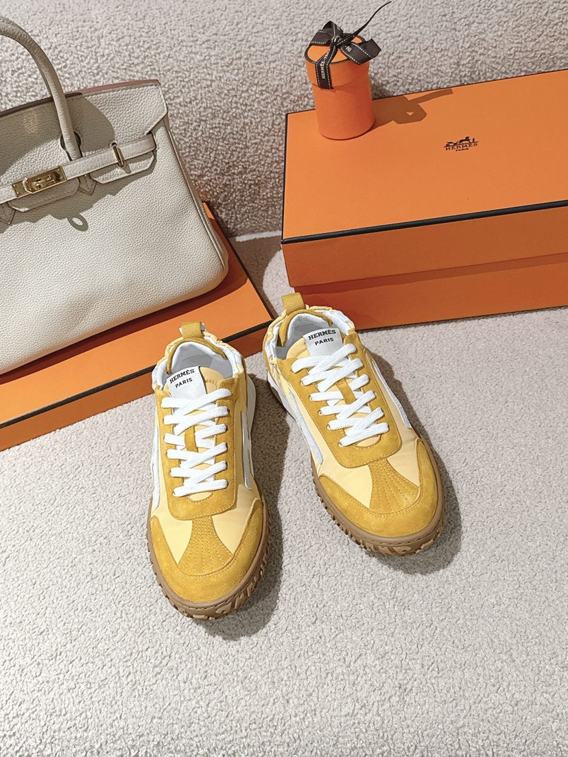 エルメス「Hermès」エルメス ガニーシューズ / レザースニーカー