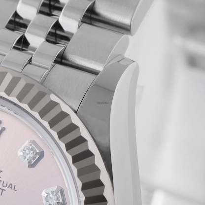 ロレックス「Rolex」レディ デイトジャスト 28 mm ピンクダイアル