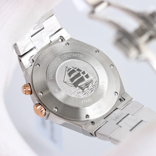 ヴァシュロン コンスタンタン「Vacheron Constantin」オーヴァーシーズ デュアルタイム メンズウォッチ42MM