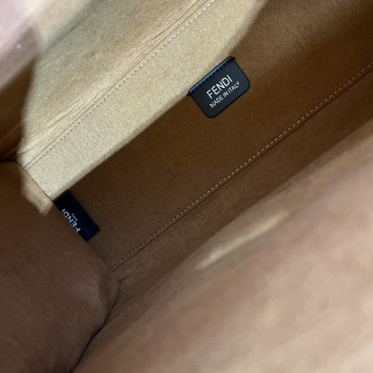 フェンディ「Fendi」Sunshine FF ファブリック ミディアムトートバッグ