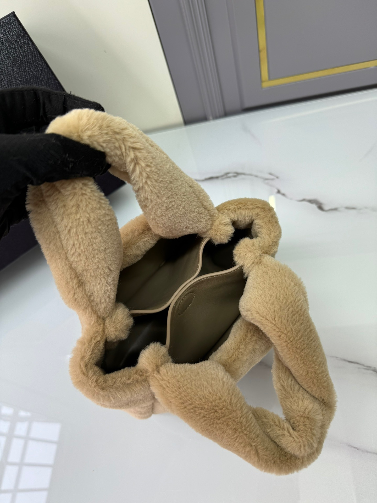 プラダ「Prada」ウール ミニバッグ  レディースバッグ