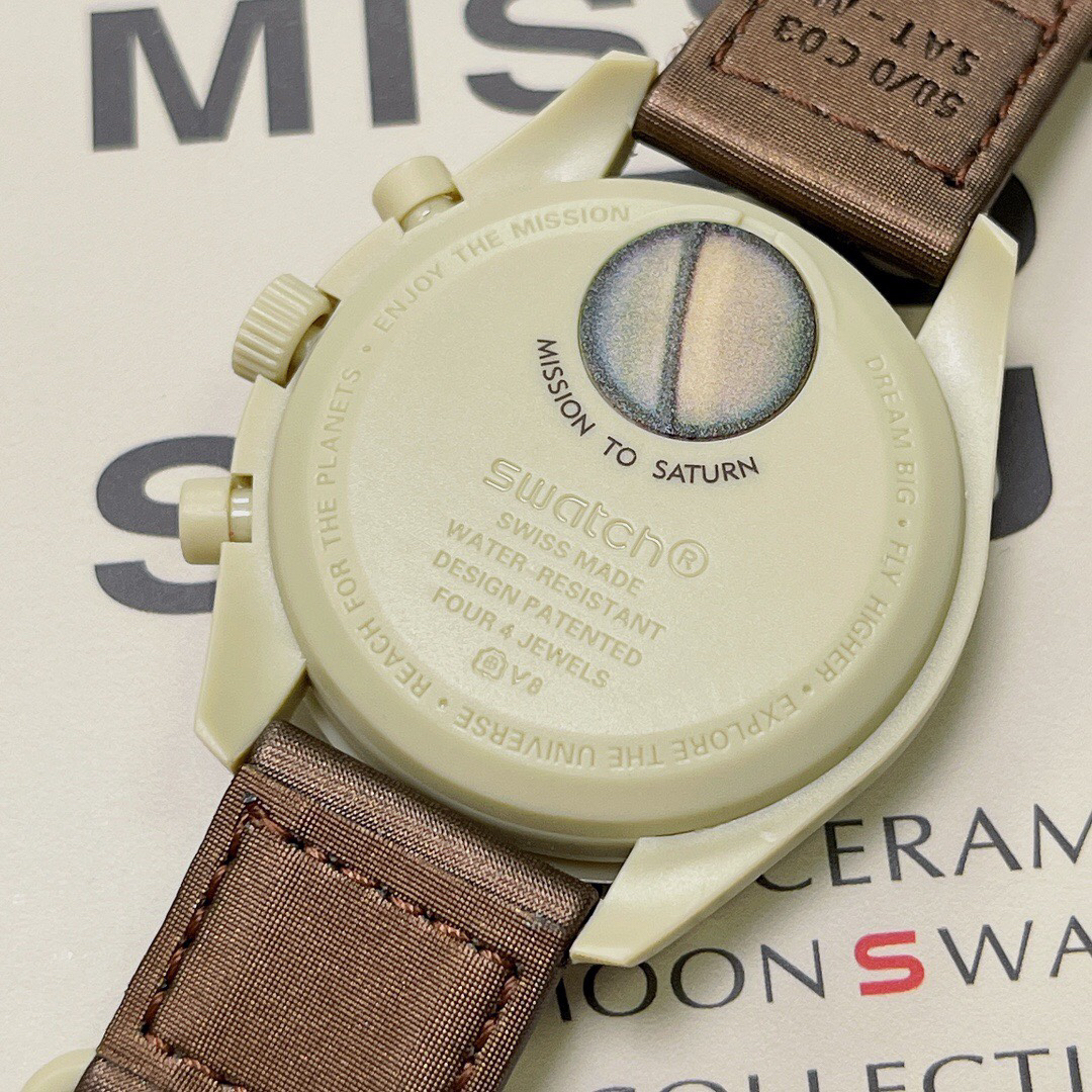 スウォッチ「Swatch」コラボモデル No.8 サターン ウォッチ ブラウン36MM