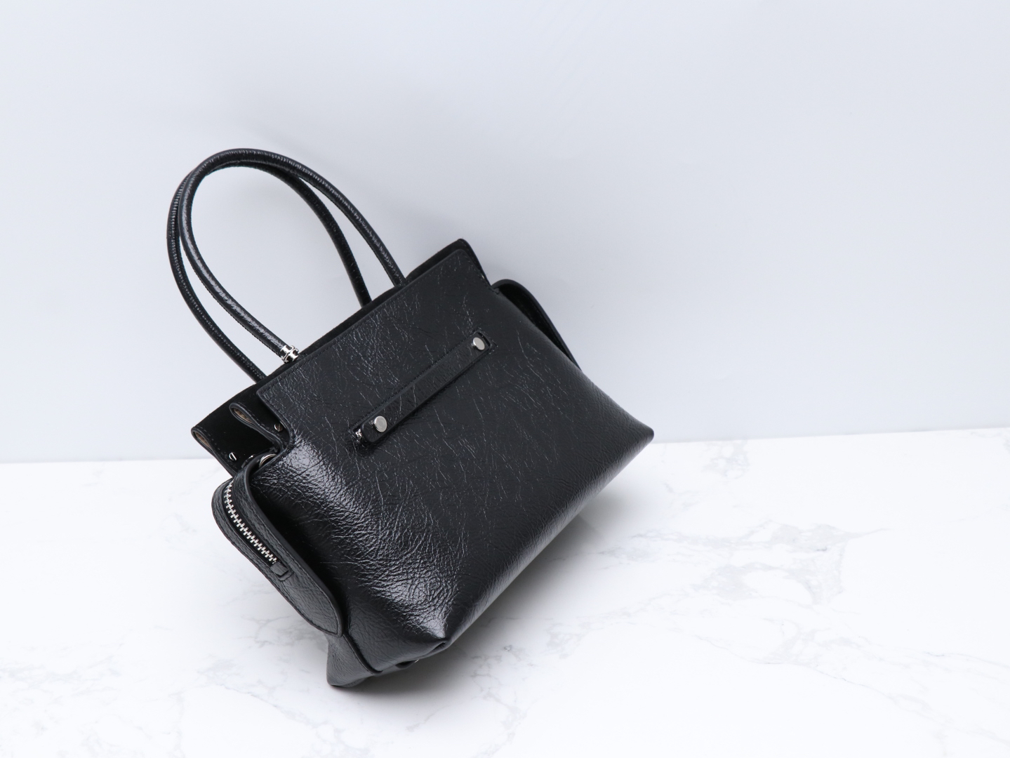 トリー バーチ「Tory Burch」マーサー テクスチャードレザー ハンドバッグ