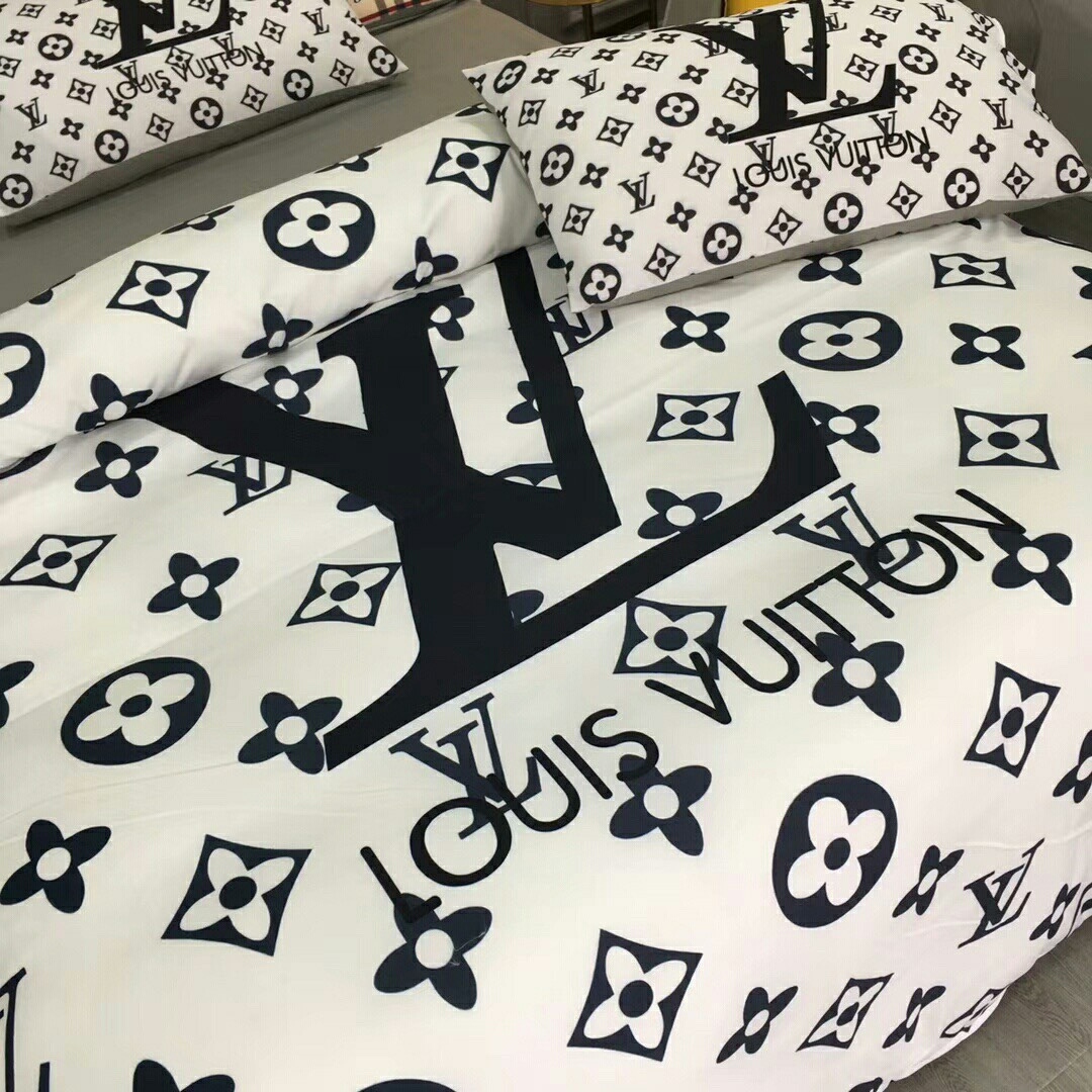 ルイ・ヴィトン「Louis Vuitton」プレミアムコットン デジタルプリント 4点セット