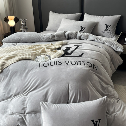 ルイ・ヴィトン「Louis Vuitton」プレミアム クリスタルベルベット プリント 4点セット