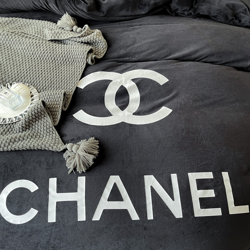 シャネル「Chanel」プレミアム クリスタルベルベット プリント 4点セット