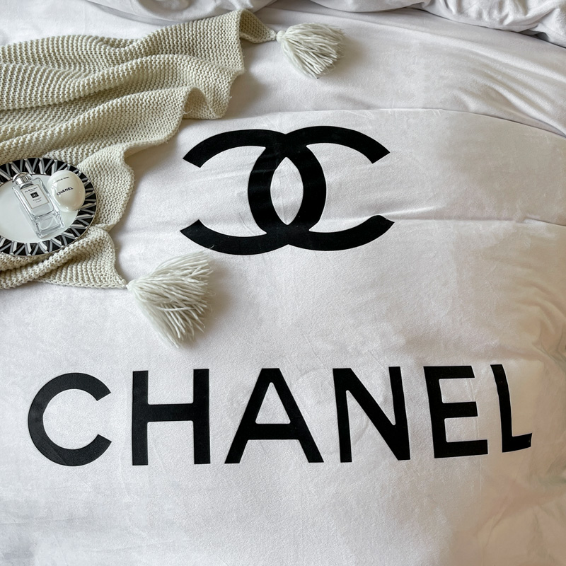 シャネル「Chanel」プレミアム クリスタルベルベット プリント 4点セット