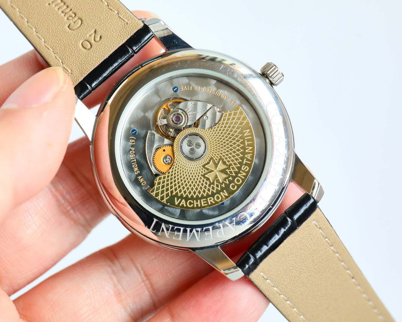 ヴァシュロン・コンスタンタン「Vacheron Constantin」 縦横四海 レザーストラップ 腕時計40MM