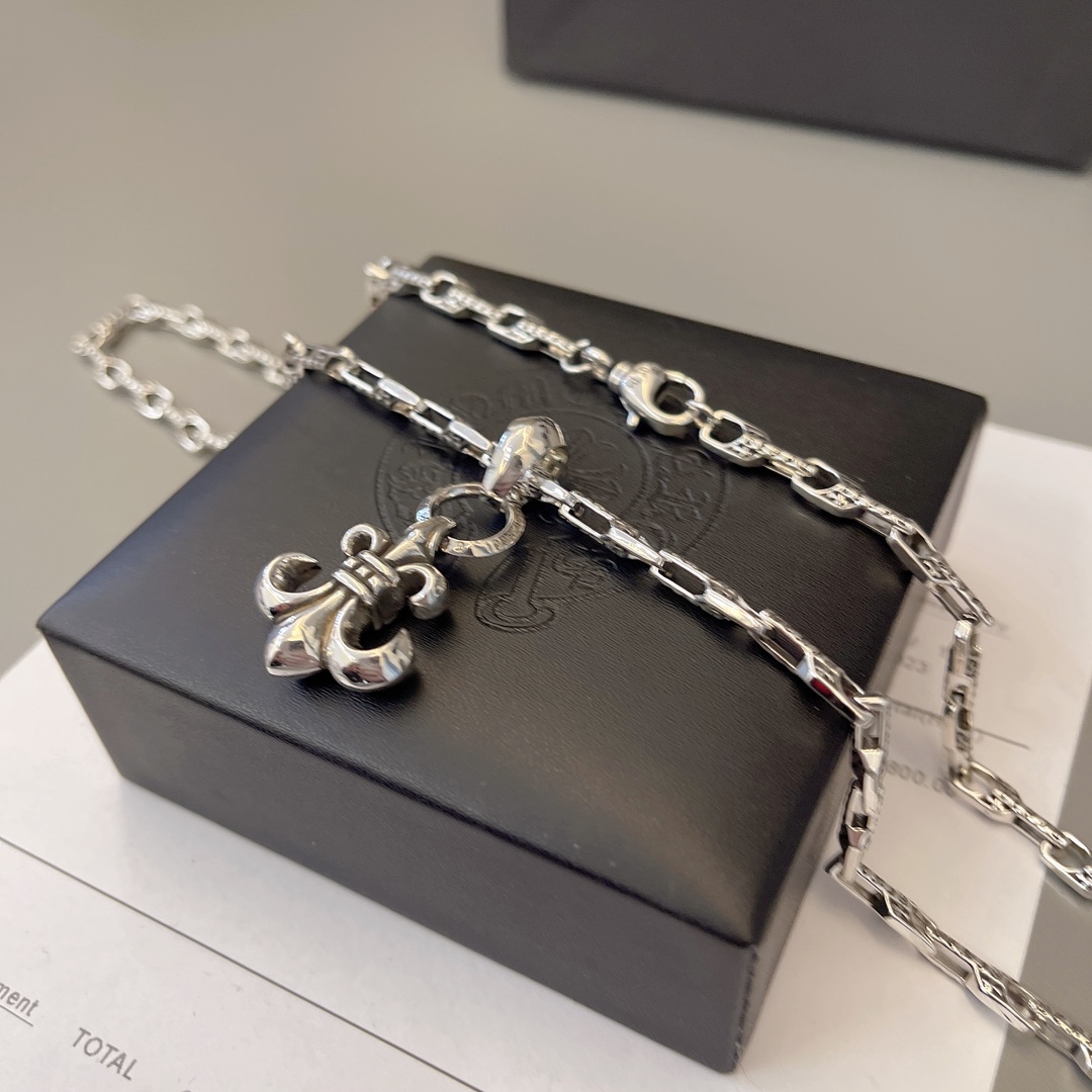 クロムハーツ「Chrome Hearts」シンプルペンダントネックレス - ユニセックス