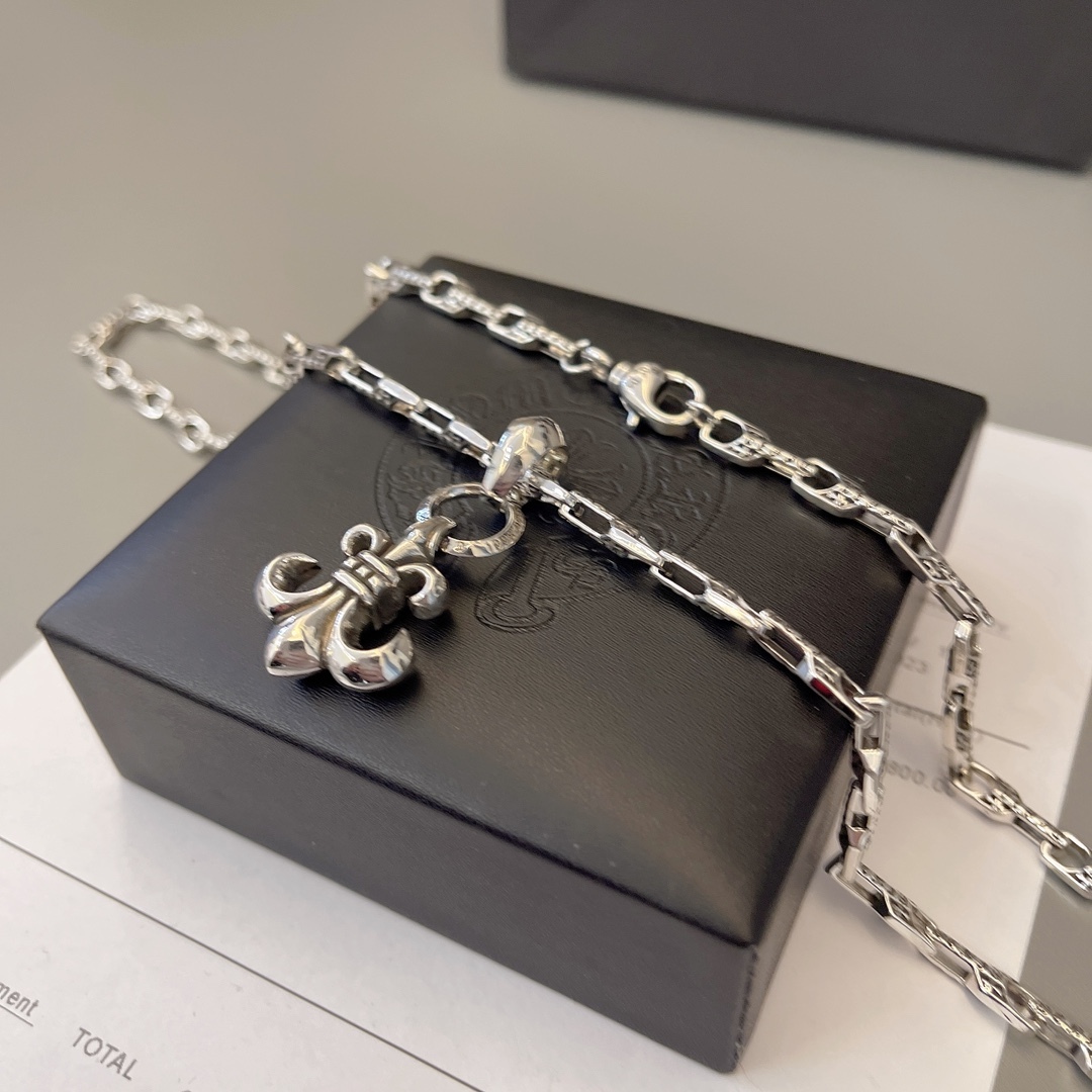 クロムハーツ「Chrome Hearts」シンプルペンダントネックレス - ユニセックス