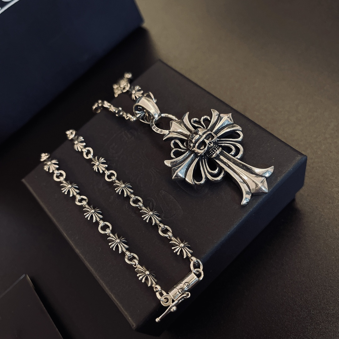 クロムハーツ「Chrome Hearts」シンプルペンダントネックレス - ユニセックス