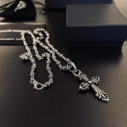 クロムハーツ「Chrome Hearts」シンプルペンダントネックレス - ユニセックス