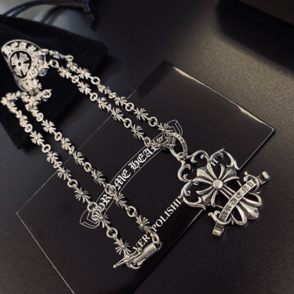 クロムハーツ「Chrome Hearts」シンプルペンダントネックレス - ユニセックス