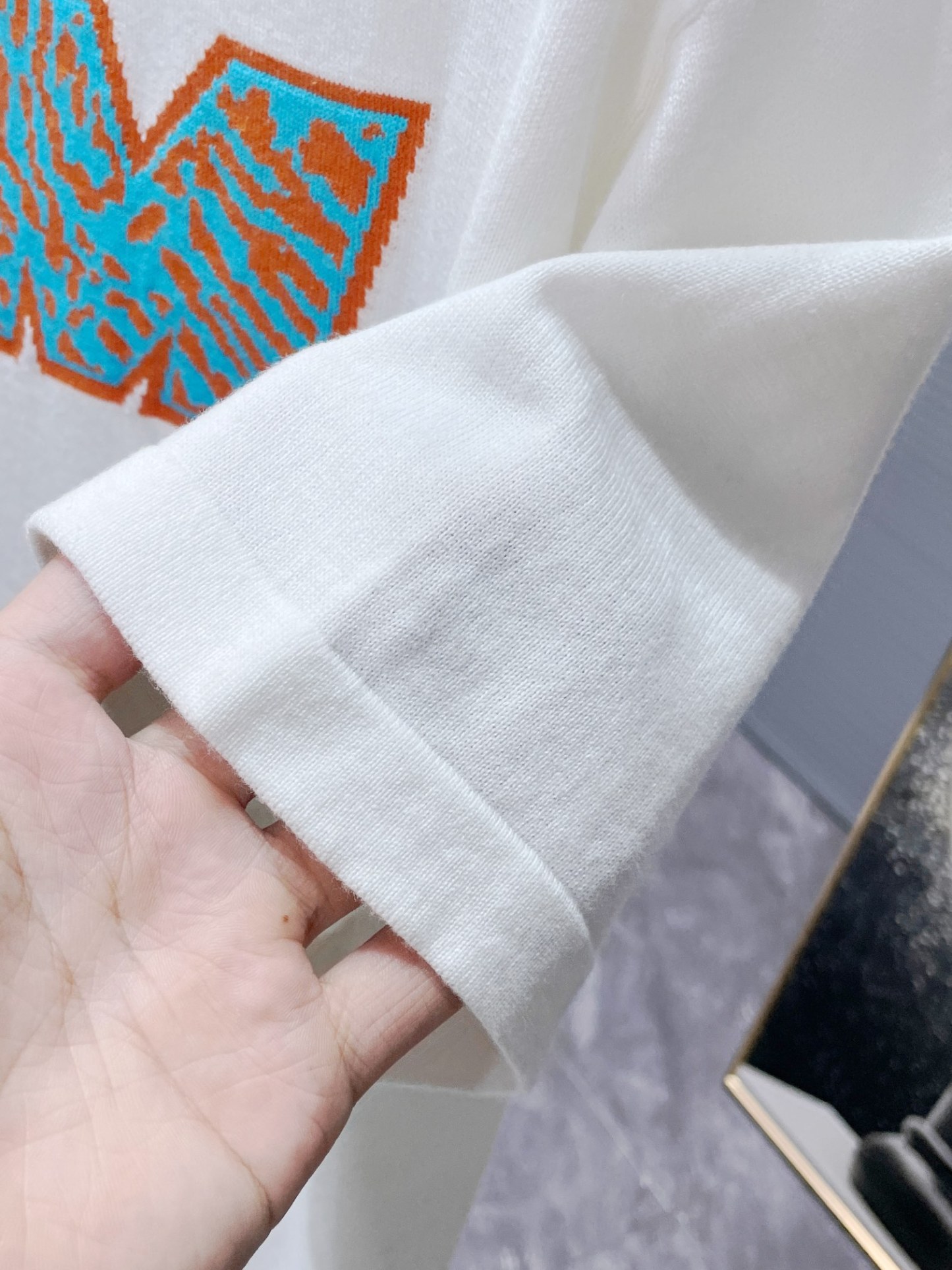 ルイ・ヴィトン「Louis Vuitton」2025SS プレミアム ニット クルーネックTシャツ（メンズ）