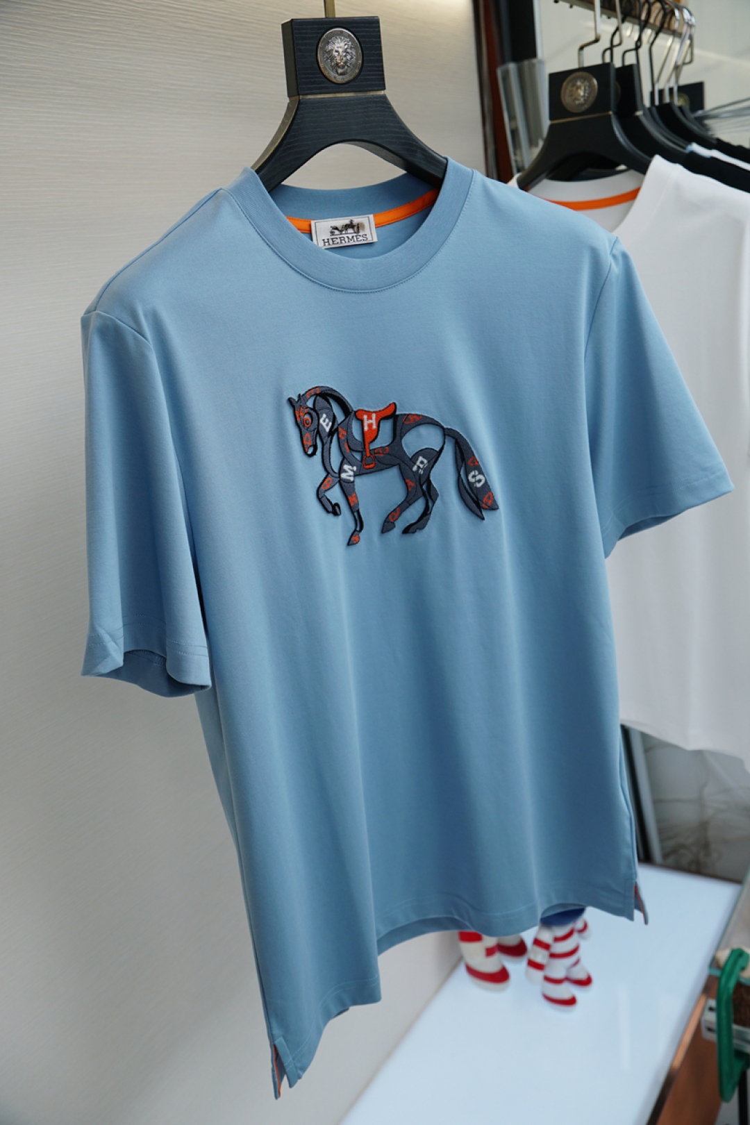 エルメス「Hermès」2025 サマーコレクション メンズ クルーネックTシャツ