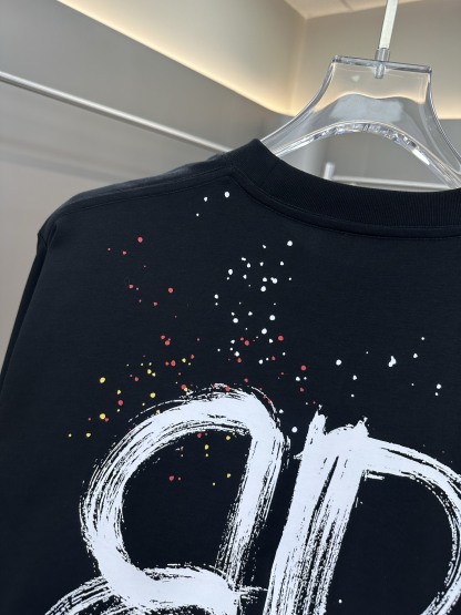 バレンシアガ「Balenciaga」24 ss 3 Mロゴ刺繍パッチワーク半袖Tシャツ