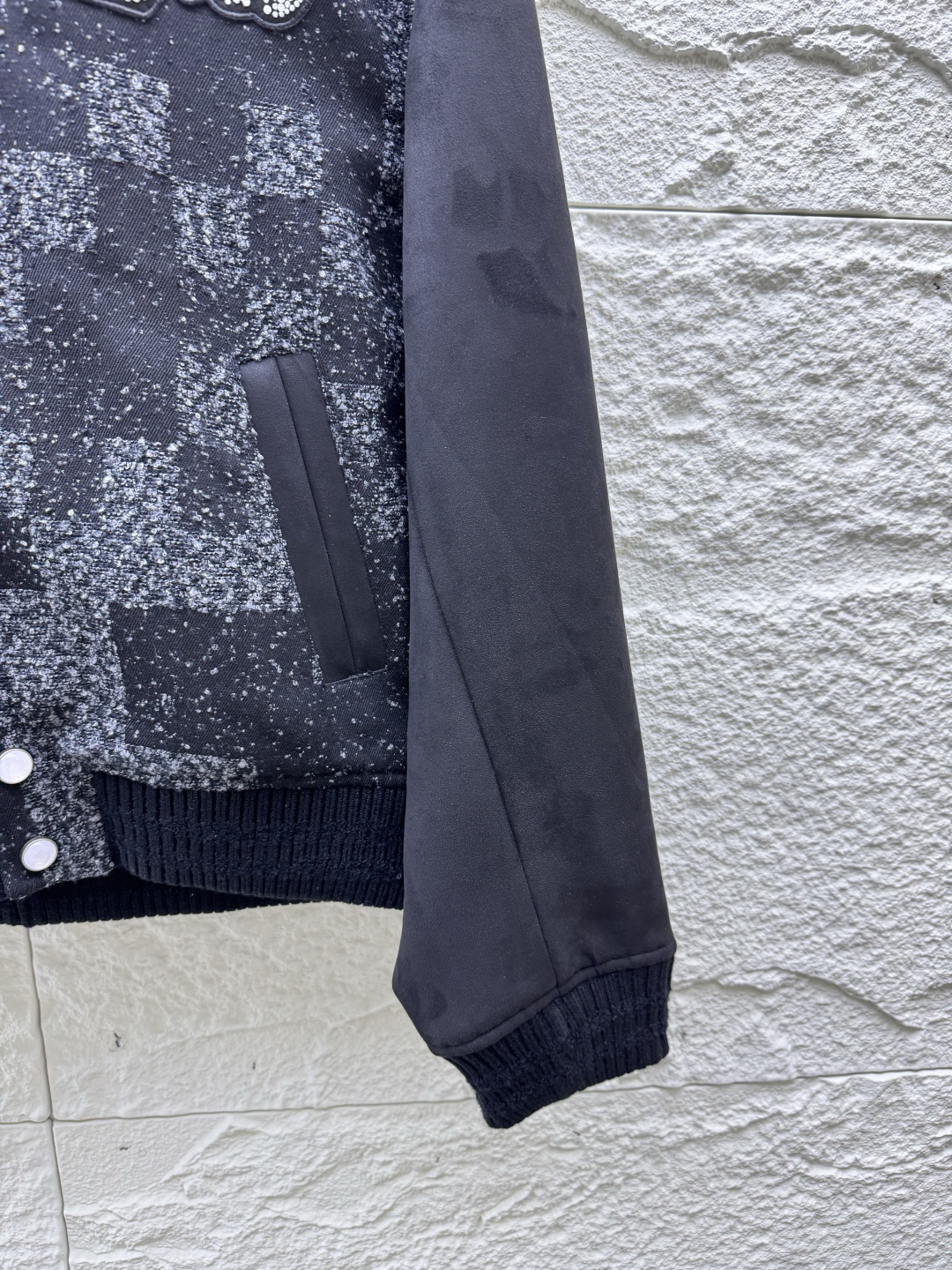 ルイ・ヴィトン「Louis Vuitton」Damier ビーズ ベースボール ジャケット