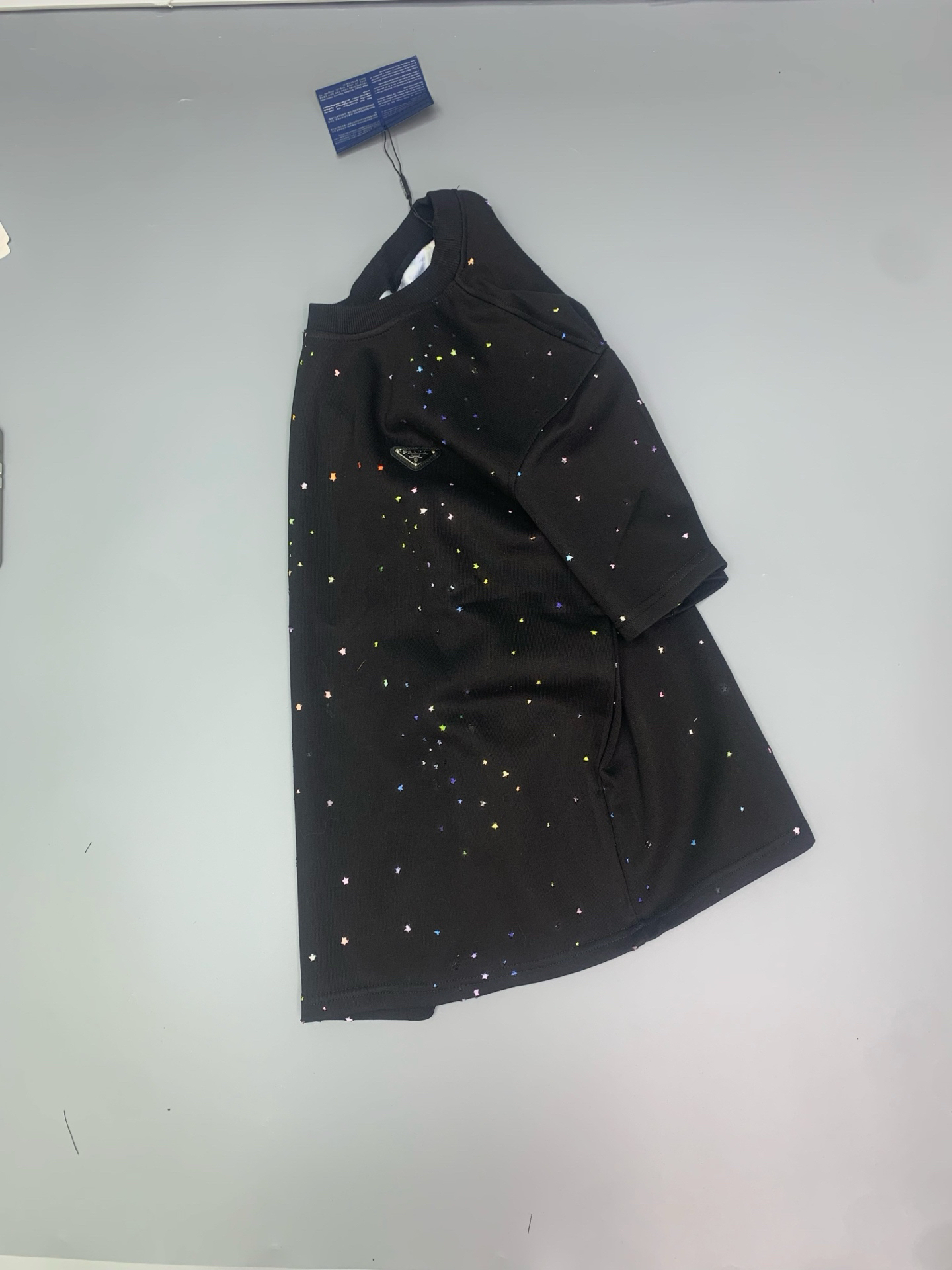 プラダ「Prada」2025SS メンズ ディストレスド パッチワーク スタープリントTシャツ