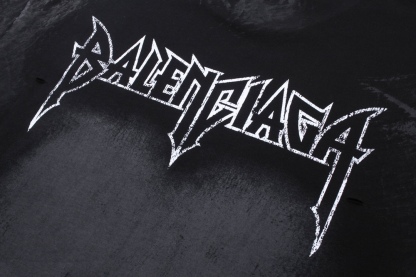 バレンシアガ「Balenciaga」2024 エッフェル塔グラデーション スプレーアートTシャツ