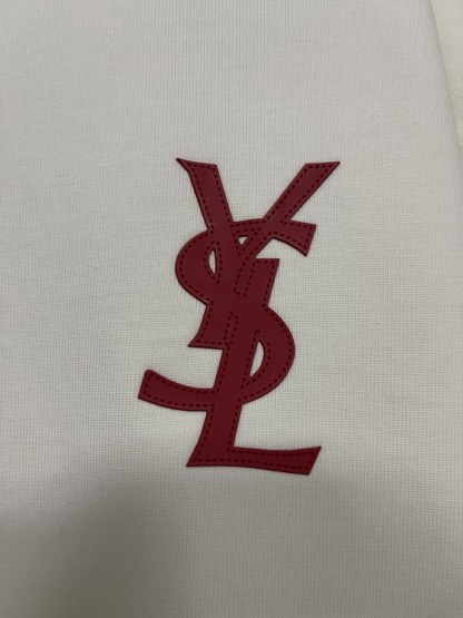 サンローラン「Saint Laurent」25SS クラシックロゴ プリント ヘビーウェイトTシャツ