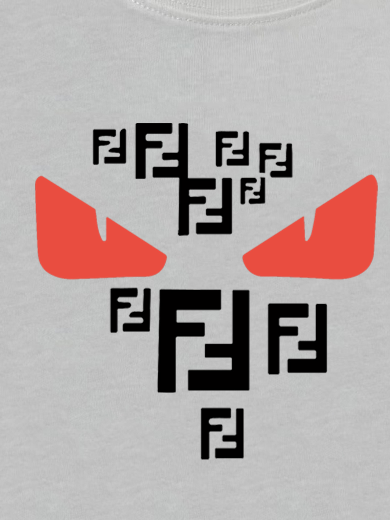 フェンディ「Fendi」2025 SUMMER FF DEMON EYES モンスターロゴ ノースリーブTシャツ