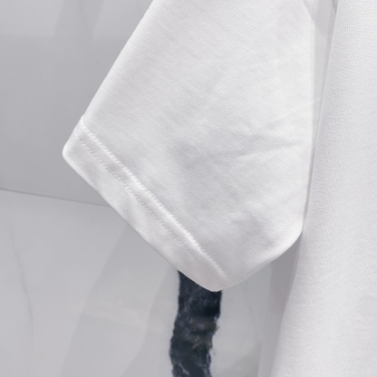 ヴェルサーチ「Versace」クルーネックTシャツ サーキュラーメドゥーサロゴプリント