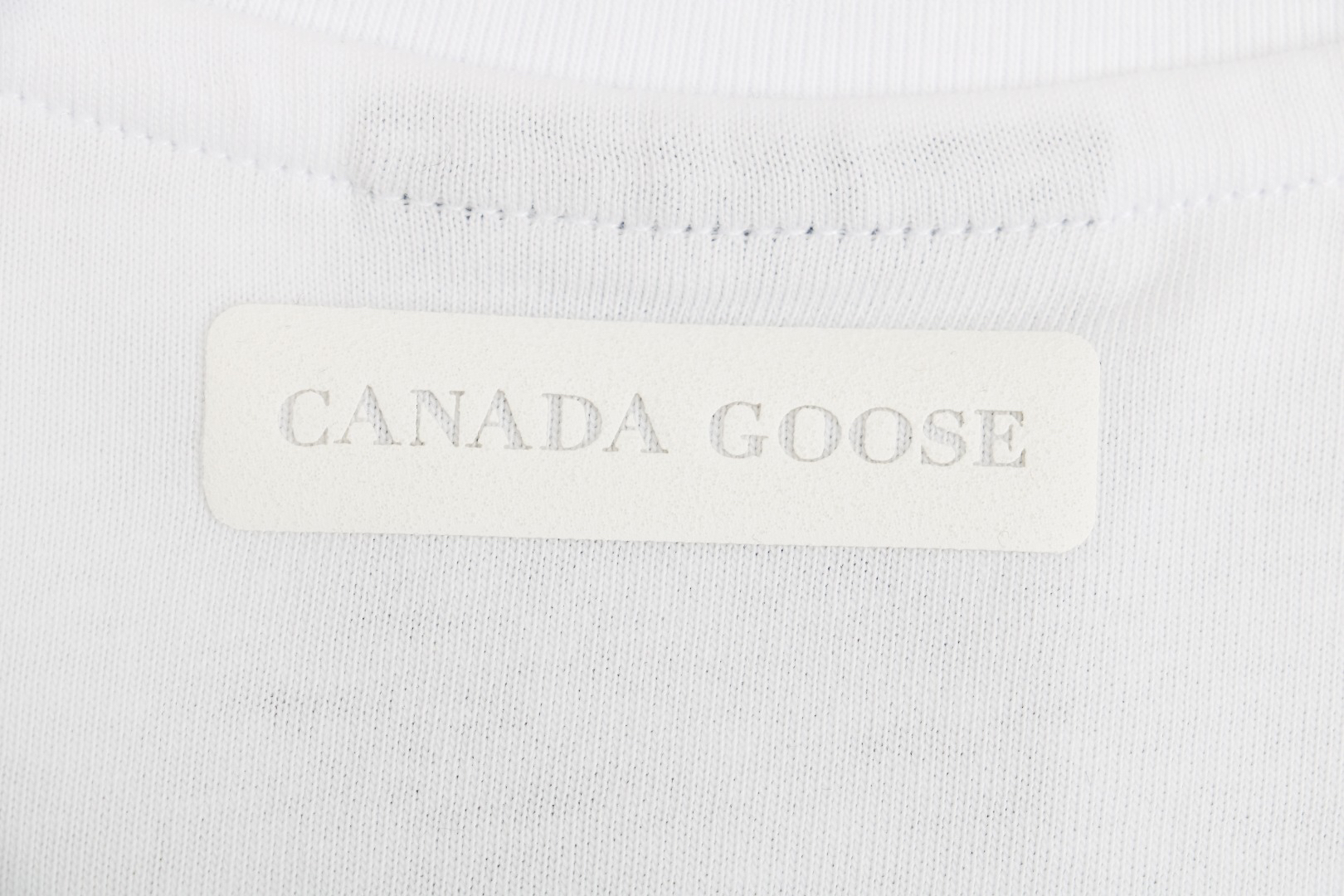カナダグース「Canada Goose」25SS グースロゴ レター プリント ショートスリーブTシャツ