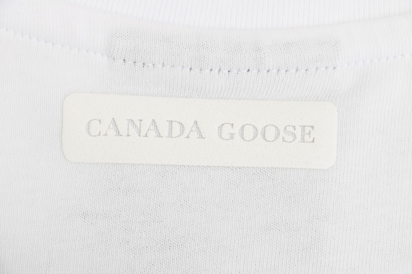 カナダグース「Canada Goose」25SS グースロゴ レター プリント ショートスリーブTシャツ