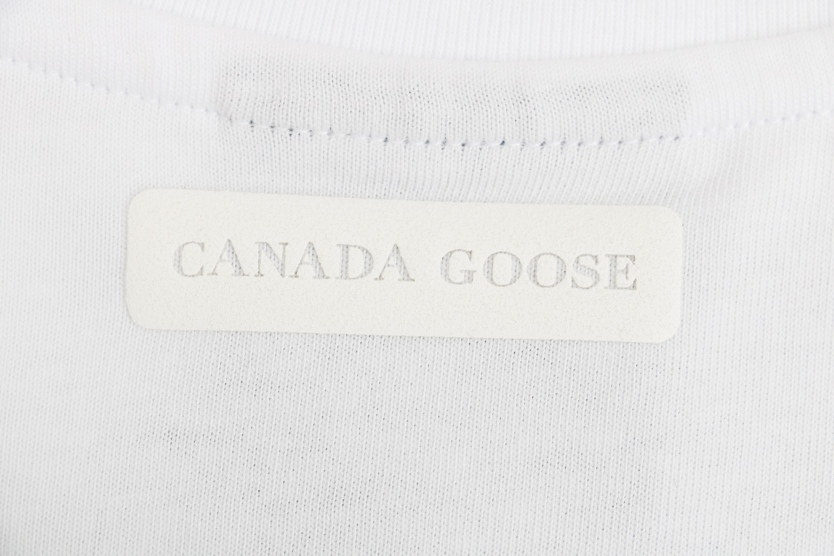 カナダグース「Canada Goose」25SS グースロゴ レター プリント ショートスリーブTシャツ
