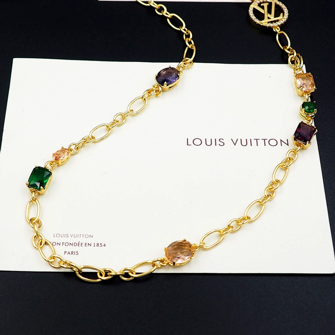 ルイ・ヴィトン「Louis Vuitton」エアルーム ロング ネックレス