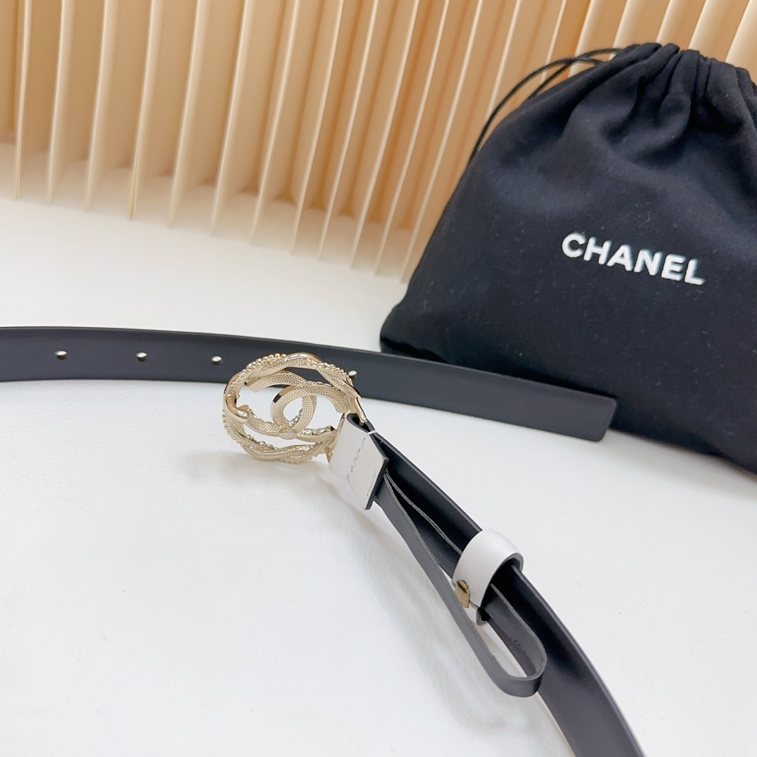シャネル「Chanel」ダブルC ダイヤモンドリング ベルト ベルト100CM
