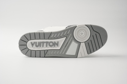 「コラボモデル」Louis Vuitton x Trainerマジックテープデビッドローカット スニーカー