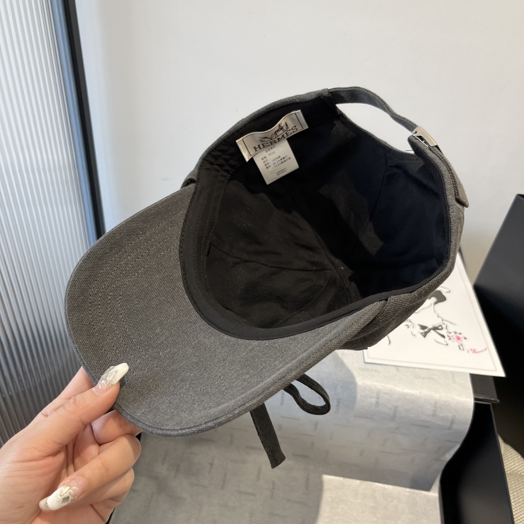 エルメス「Hermès」  Petit h 帆布キャップ