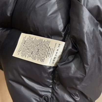 バーバリー「Burberry」秋冬フード付きダウンジャケット